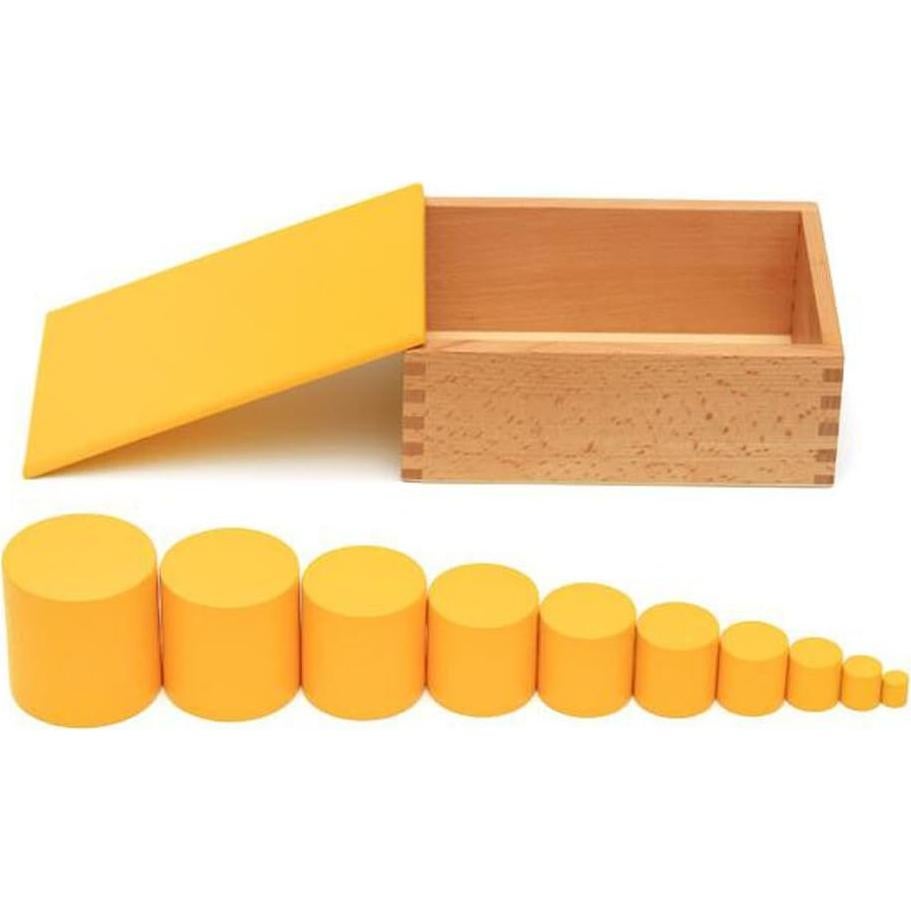 Cilindros Sensoriales Montessori YHZAN - Juego de 4 Colores
