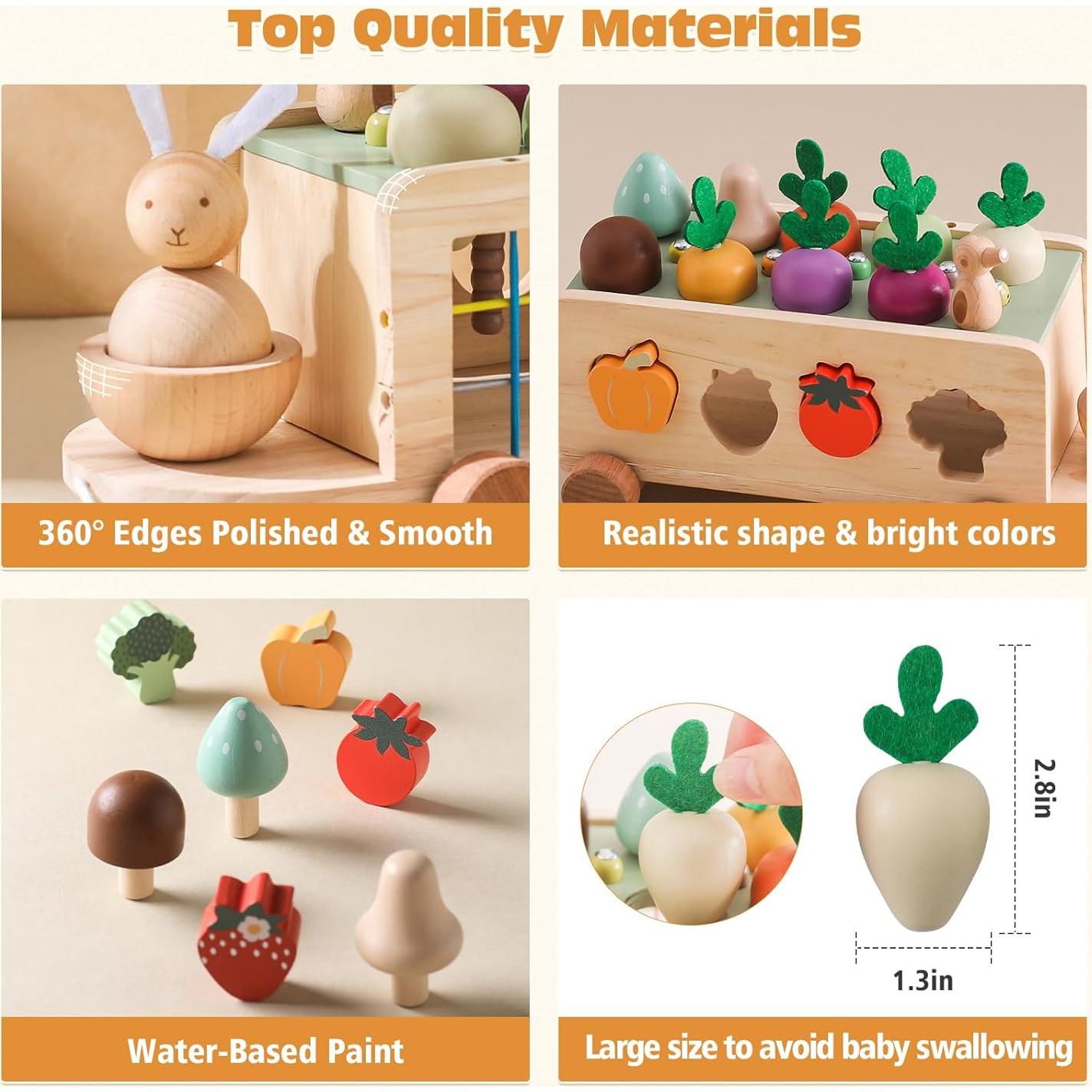 Juguetes Montessori OESSUF de Madera para Niños 2-5 Años