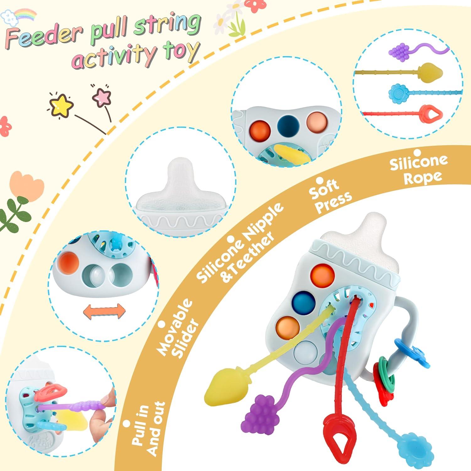 Juguetes Montessori para Bebés 6-36 Meses - Set Educativo