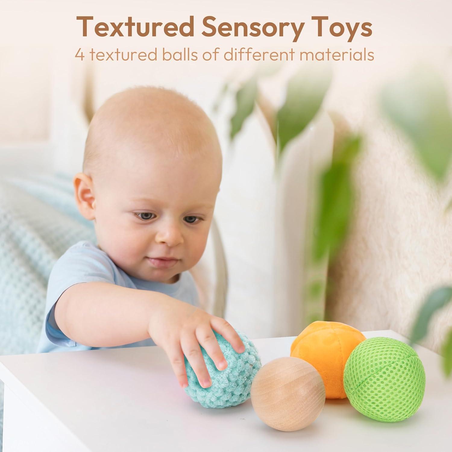 Juguetes Montessori Woodtoe 36 PCS para Niños 1+ Años