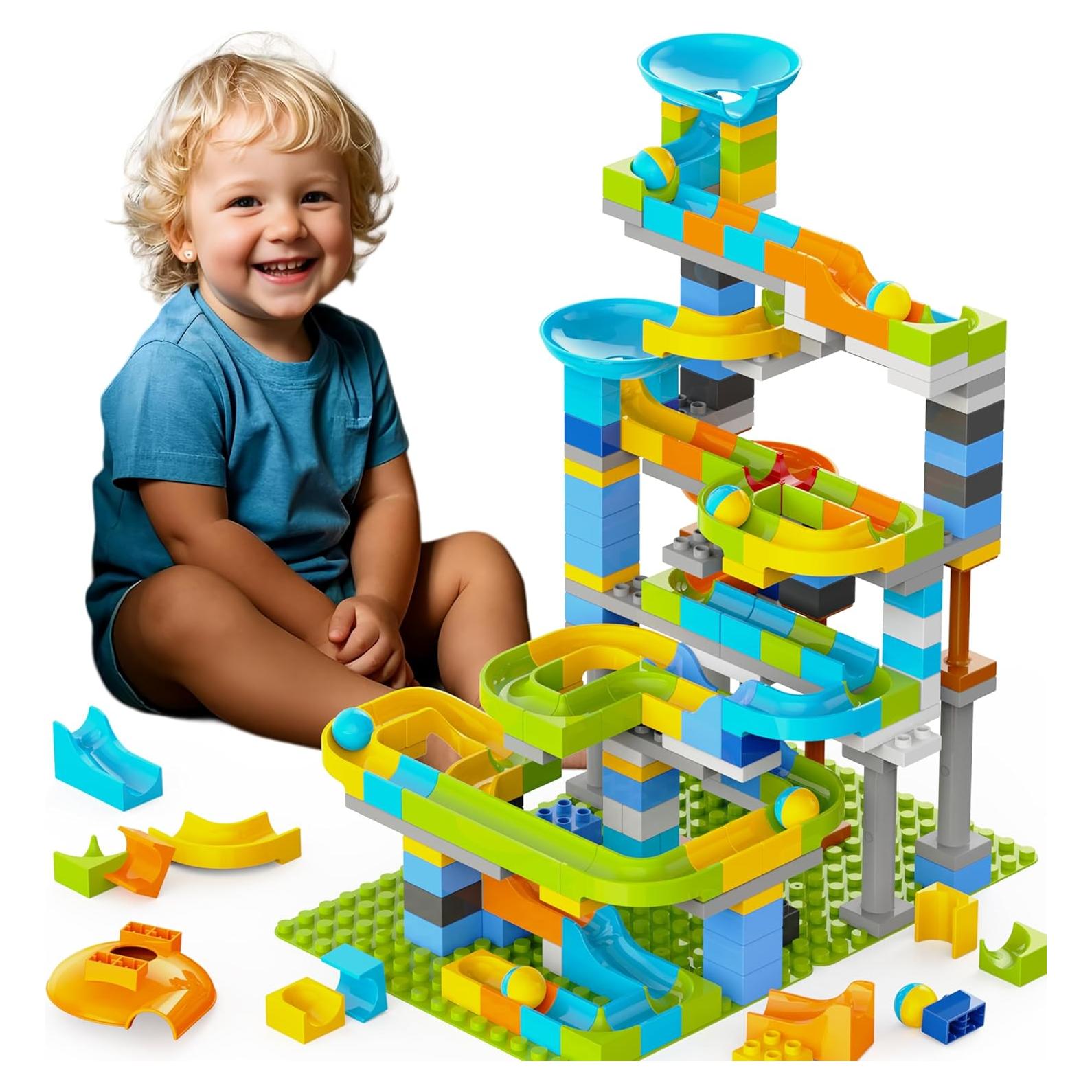 Pista de Canicas 3en1 YY LANDTOYS 203 Piezas STEM 3+