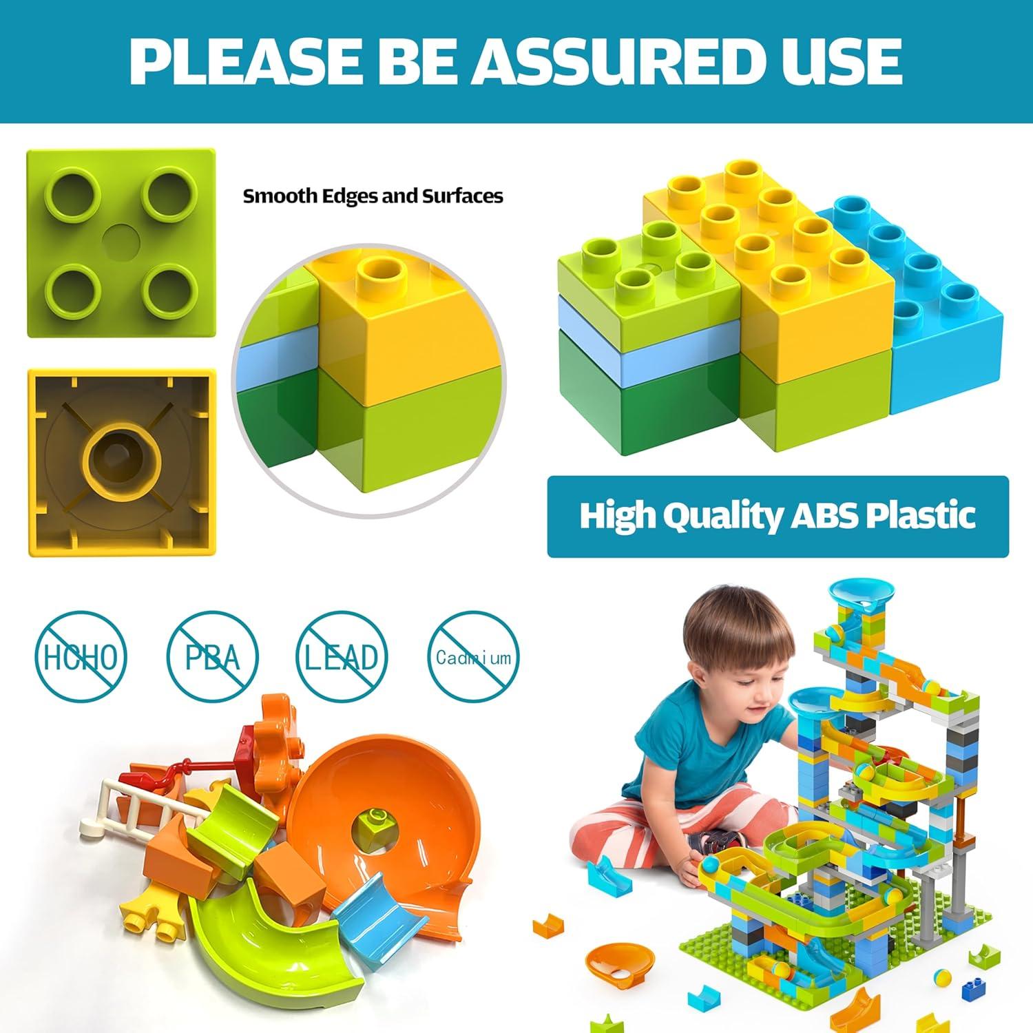 Pista de Canicas 3en1 YY LANDTOYS 203 Piezas STEM 3+