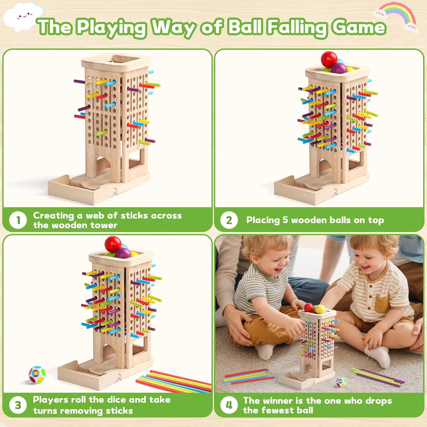 Juego de Mesa Montessori Zeewoo para Niños 3 a 8 Años