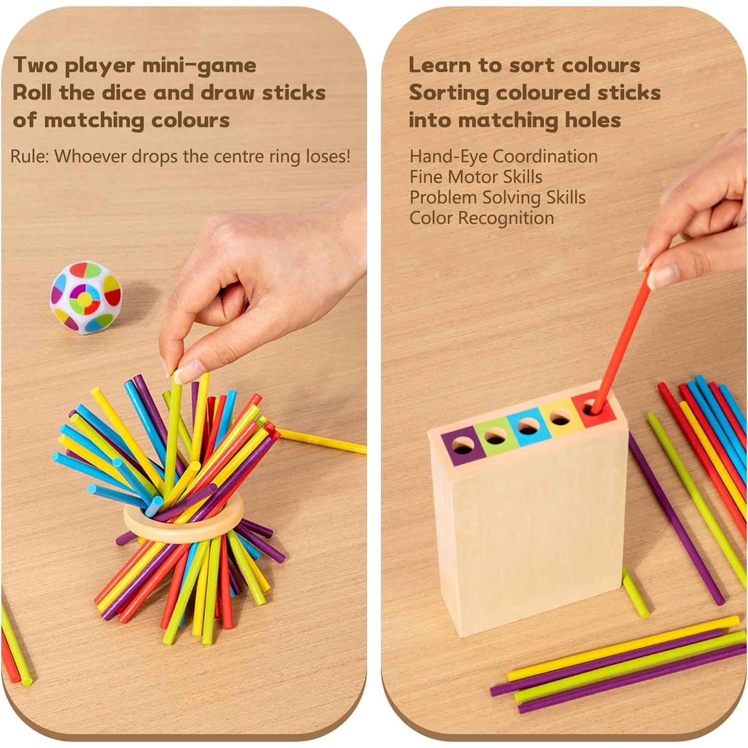 Juego de Mesa Montessori Zeewoo para Niños 3 a 8 Años