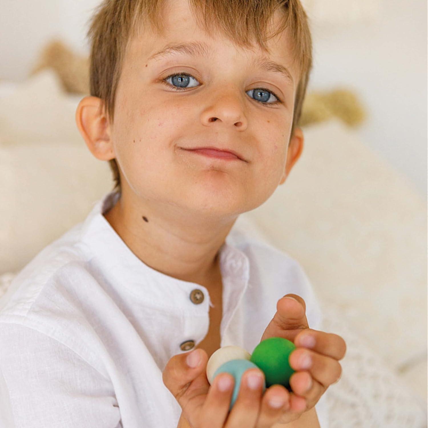 Juego Clasificador de Bolas de Madera Ulanik 12 Piezas 3 cm