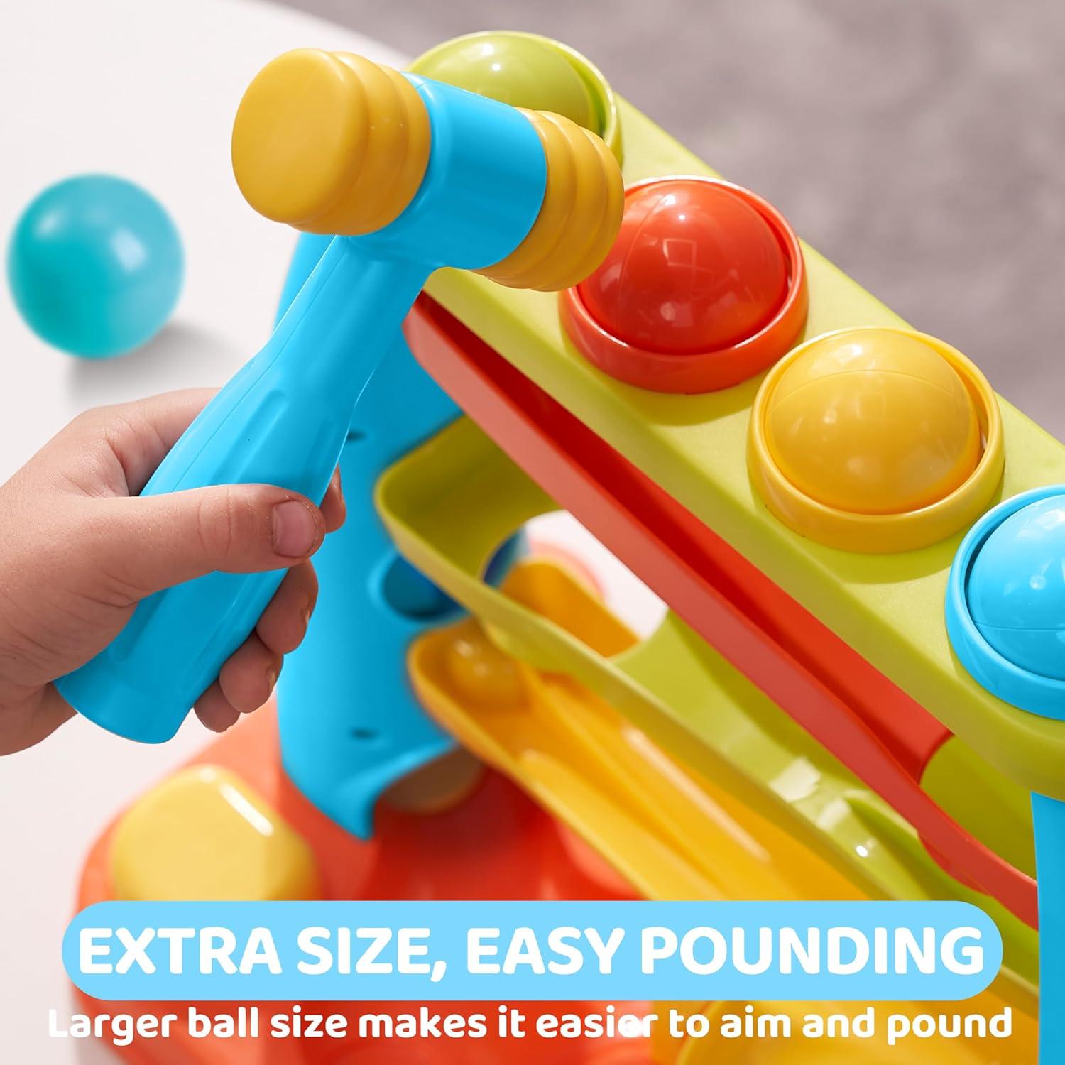 Juguete de Caída de Pelotas JOVA 51038 - Pista Montessori 4 Niveles