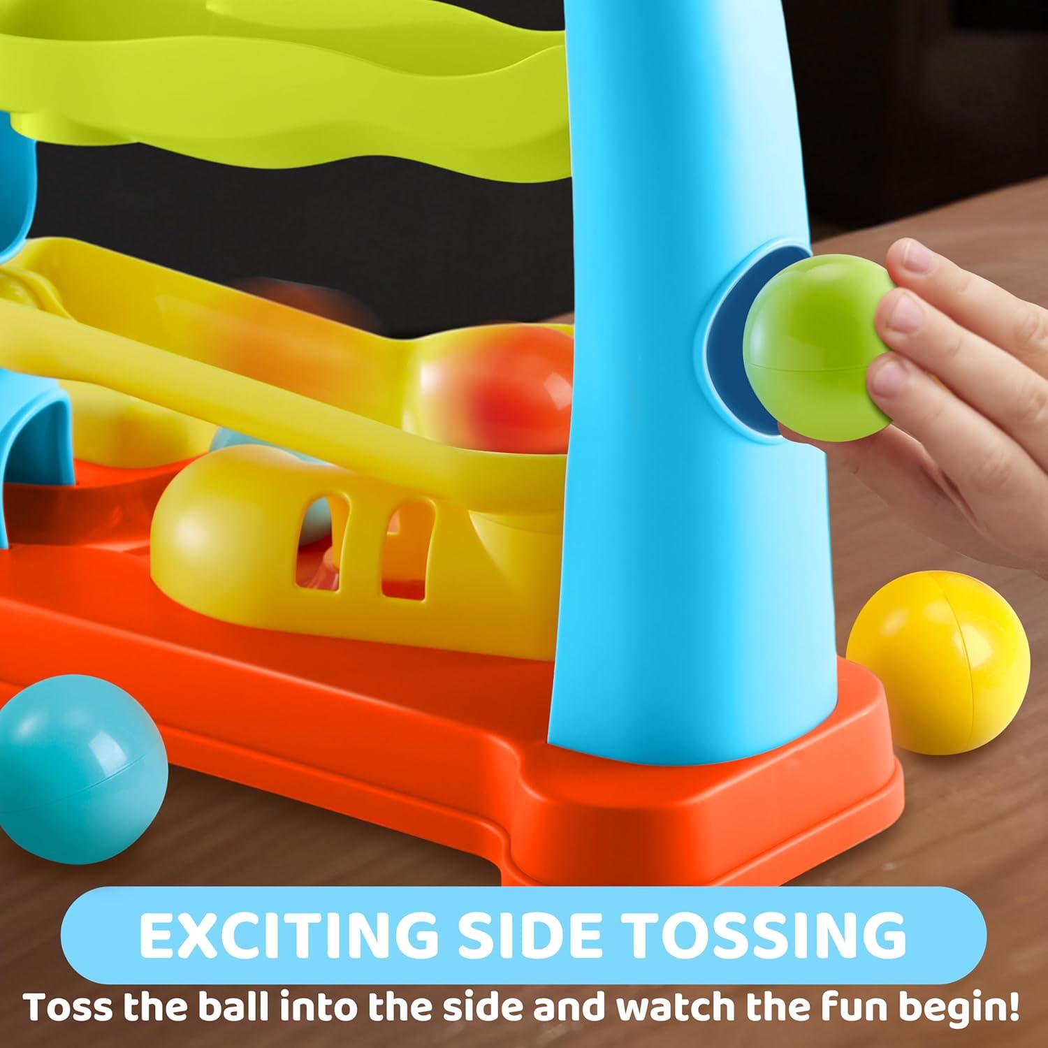 Juguete de Caída de Pelotas JOVA 51038 - Pista Montessori 4 Niveles