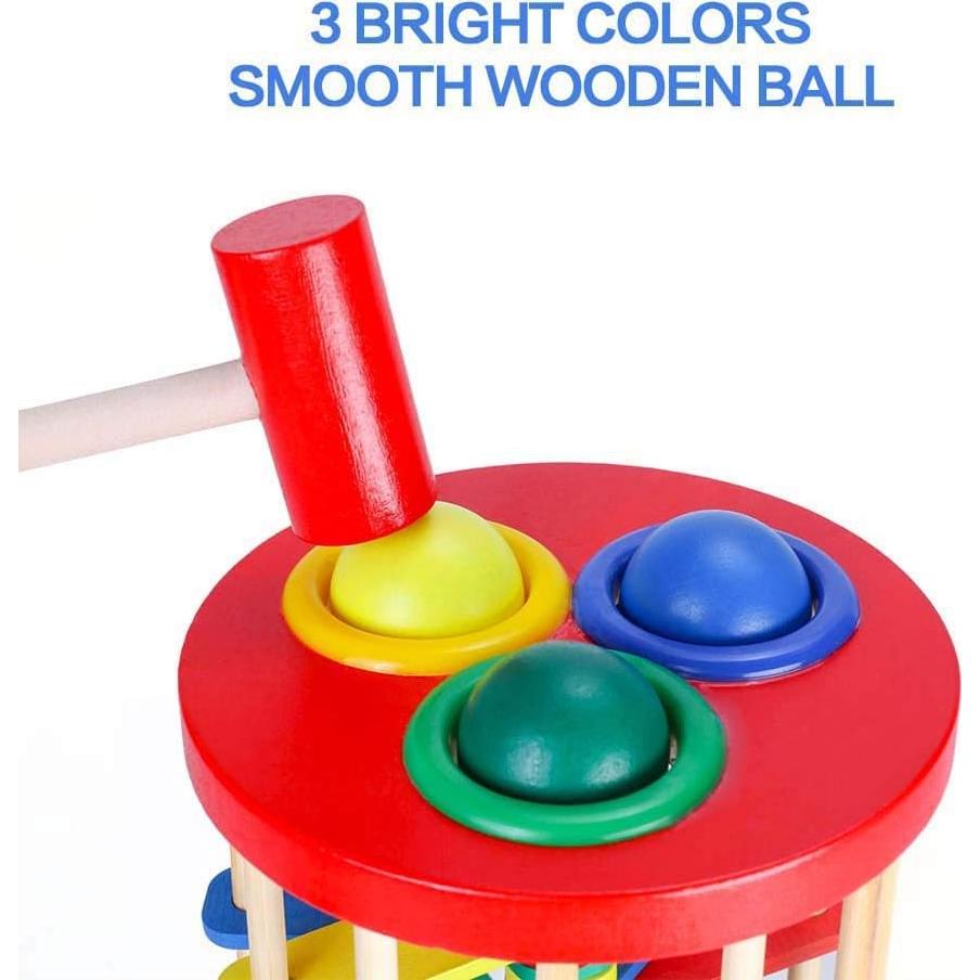 Juguete de Caída de Pelotas de Madera ROLENUNE Educativo