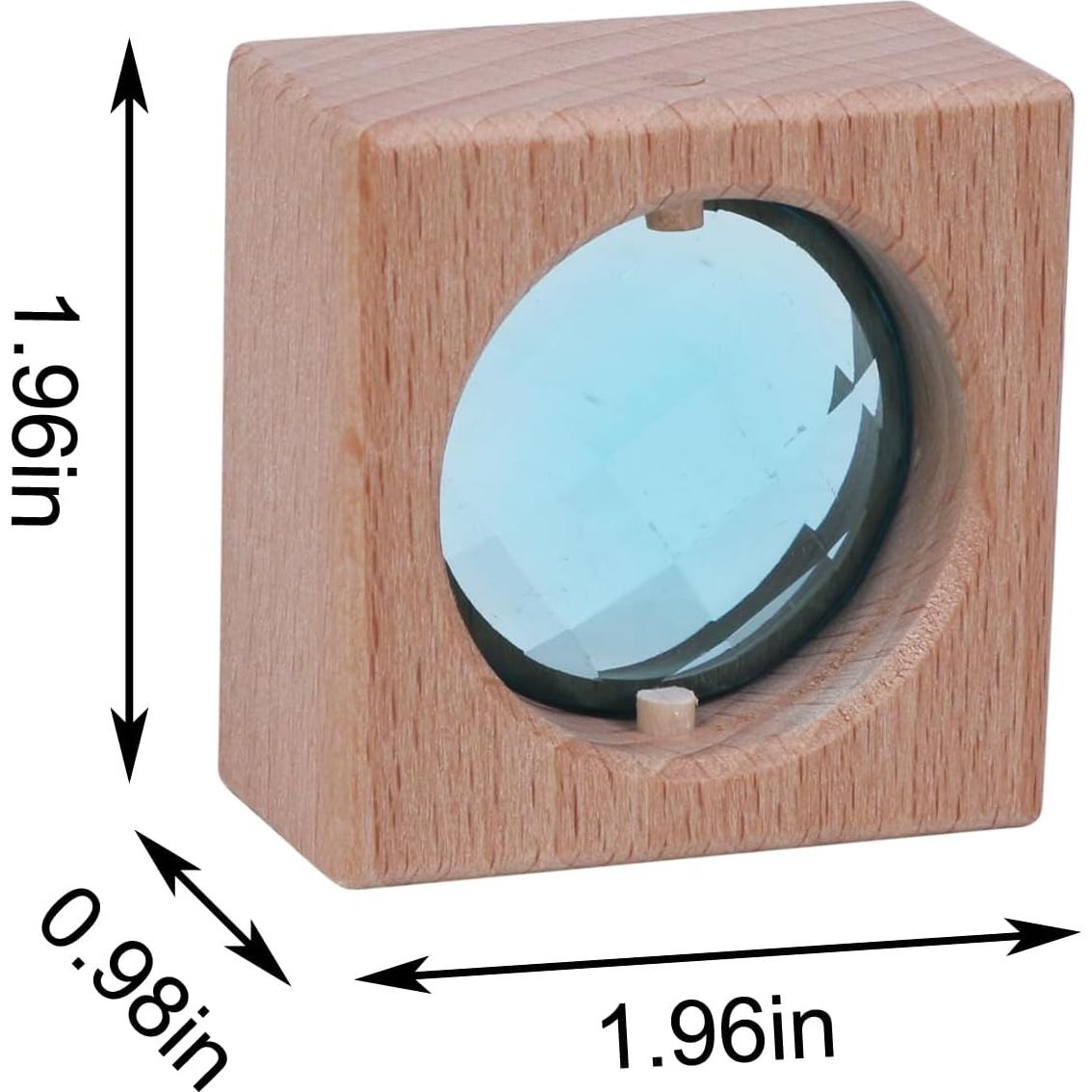 16PCS Bloques de Gemas de Acrílico y Madera KOAICS - Juguetes Educativos