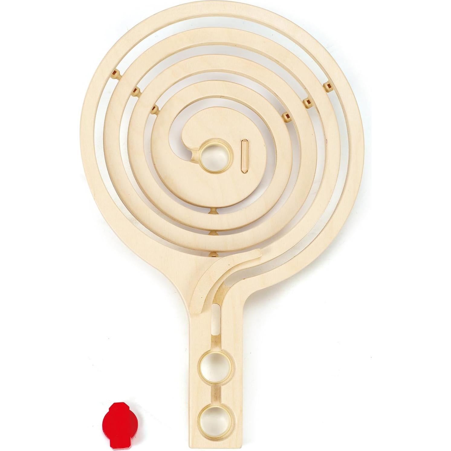 Hape Quadrilla Carrera de Canicas Madera Torbellino 2 Piezas