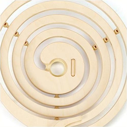 Hape Quadrilla Carrera de Canicas Madera Torbellino 2 Piezas