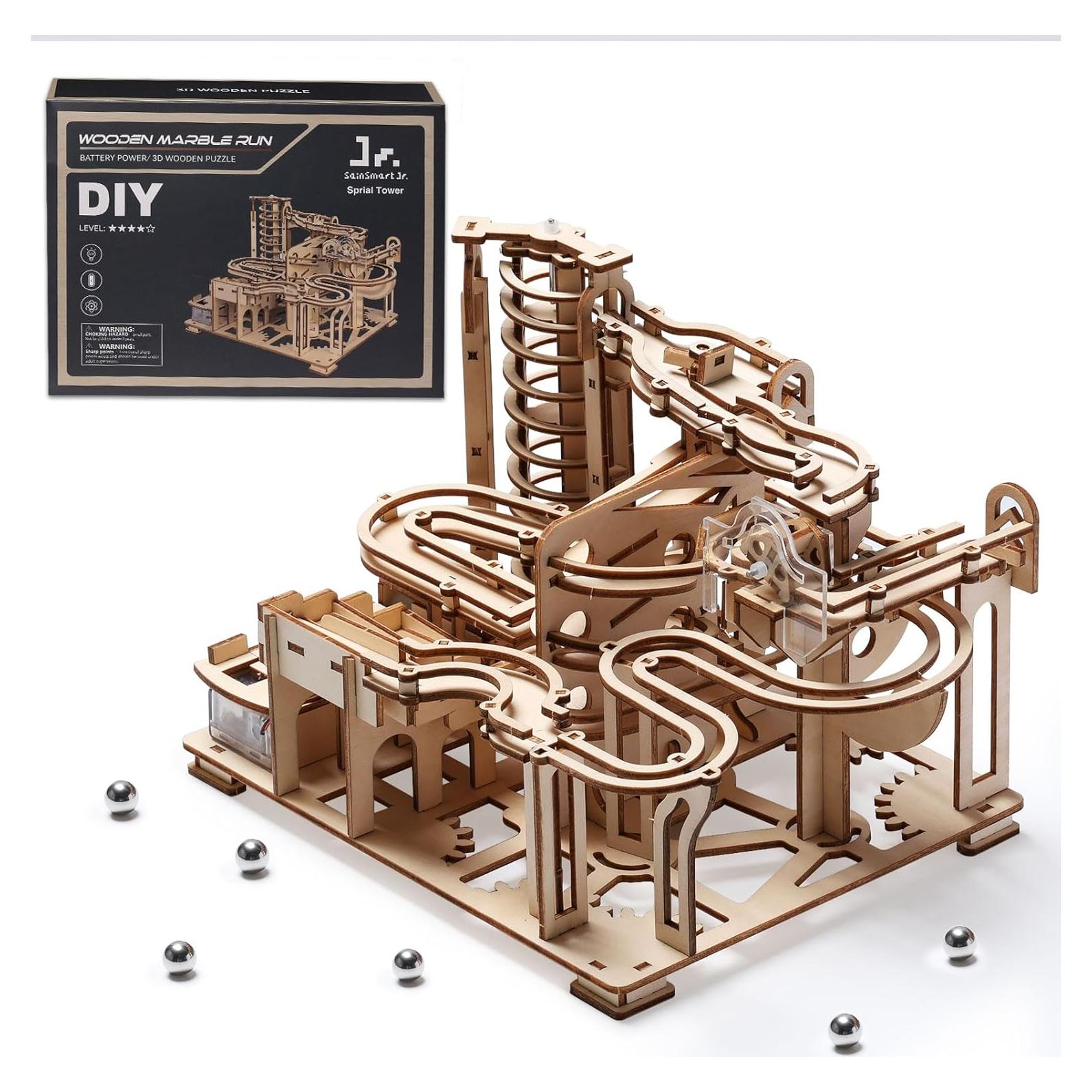 Rompecabezas 3D de Madera SainSmart Jr. 225 Piezas Canicas