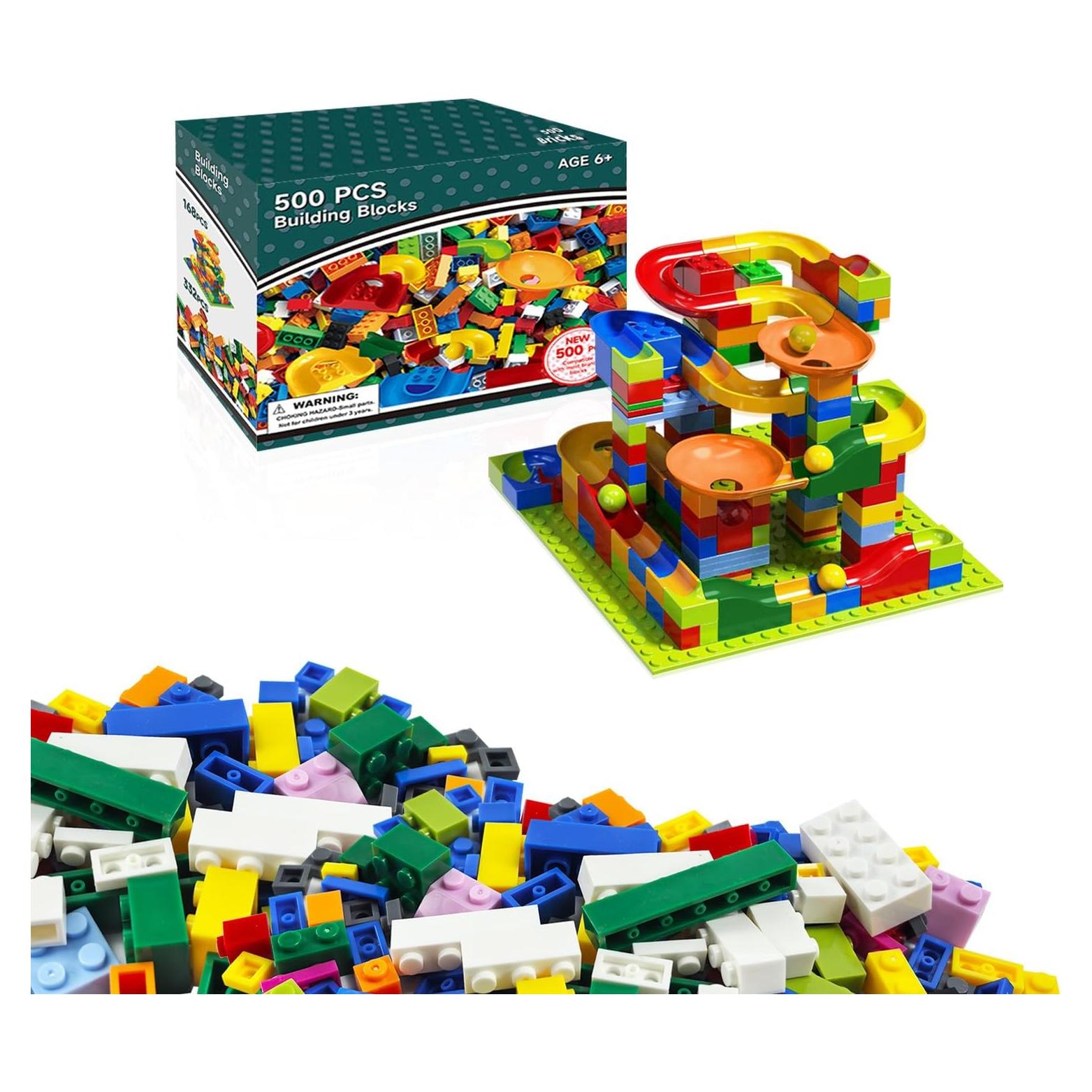 Conjunto de Bloques de Construcción BOROLA Marble Run 500PCS