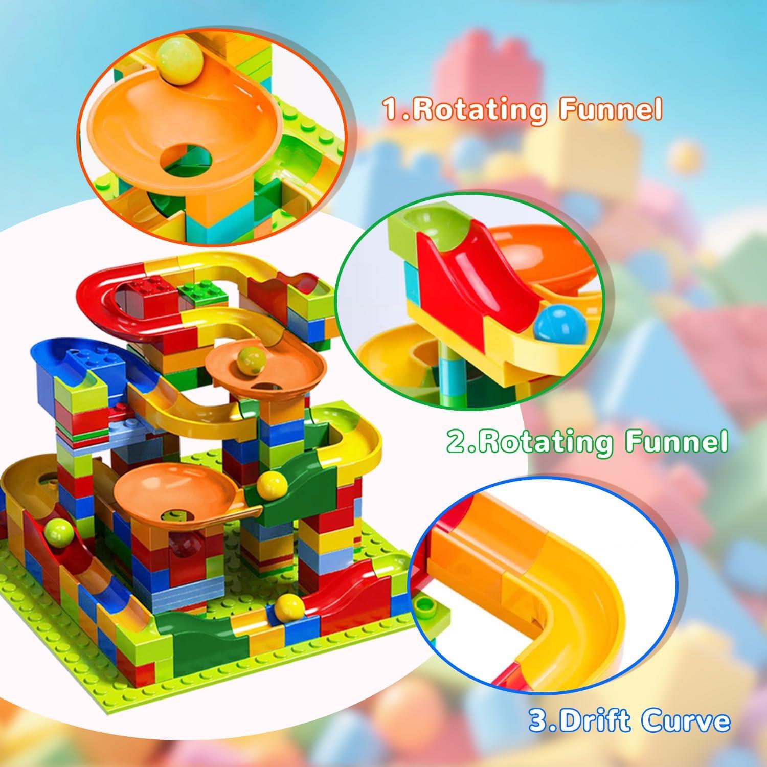 Conjunto de Bloques de Construcción BOROLA Marble Run 500PCS