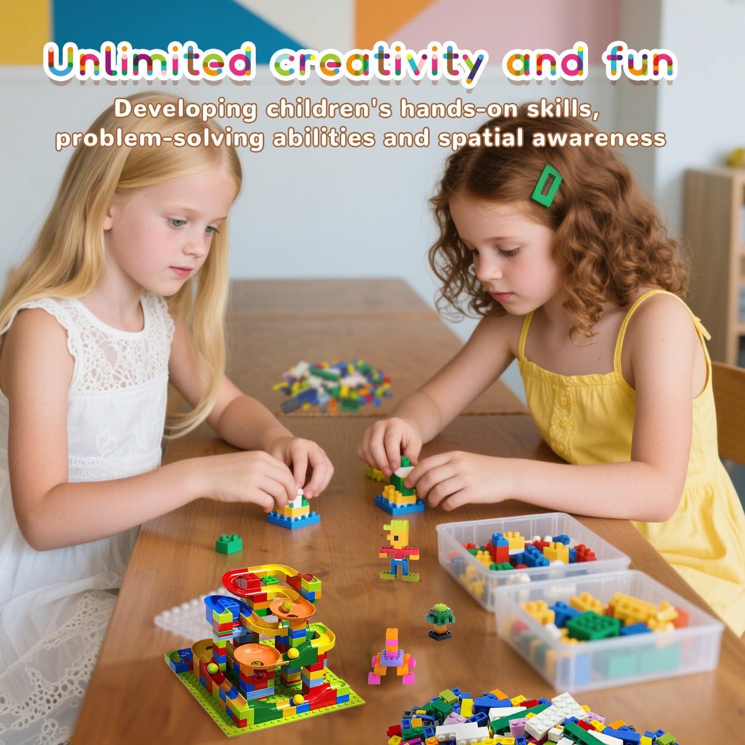 Conjunto de Bloques de Construcción BOROLA Marble Run 500PCS