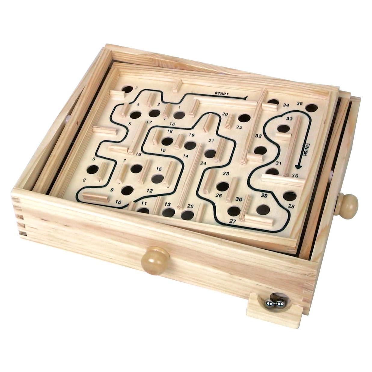 Laberinto de Mármol de Madera Tobar 28cm para Niños 4+