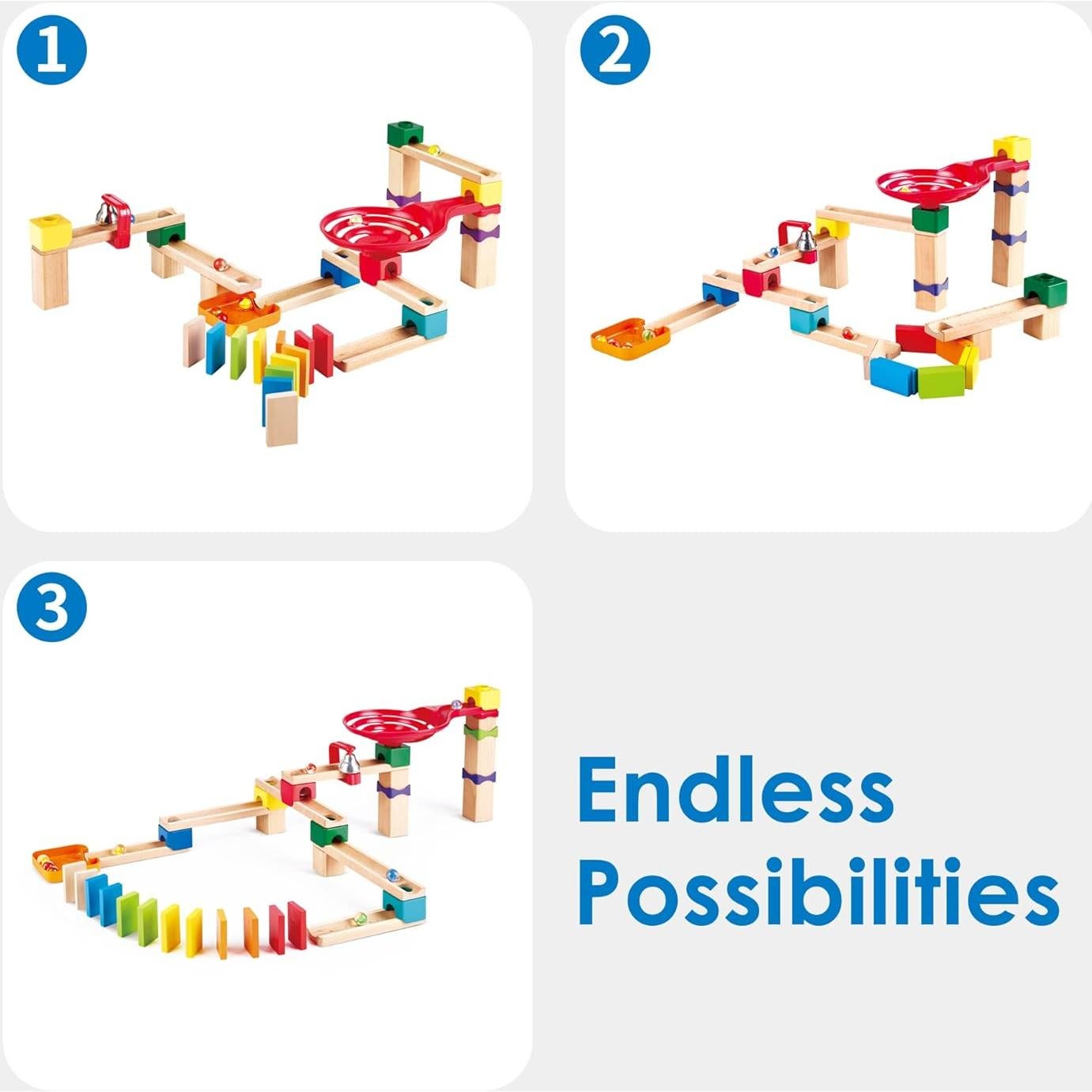 Set de Pista de Canicas Hape Crazy Rollers E1102 - 35x24 cm