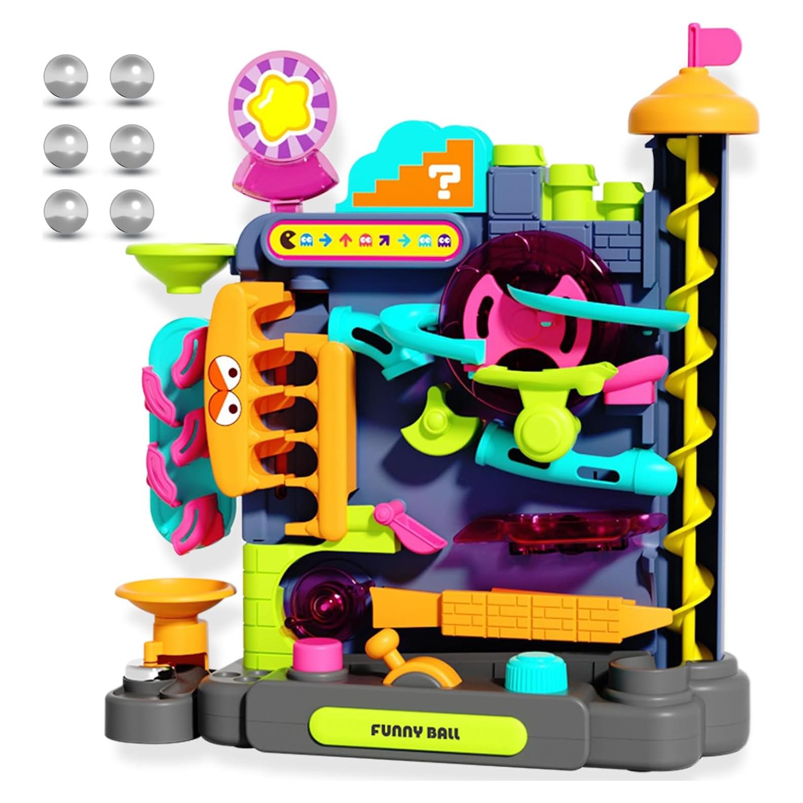 Juego de Mesa Carrera de Canicas Couomoxa - Laberinto Vertical 3+