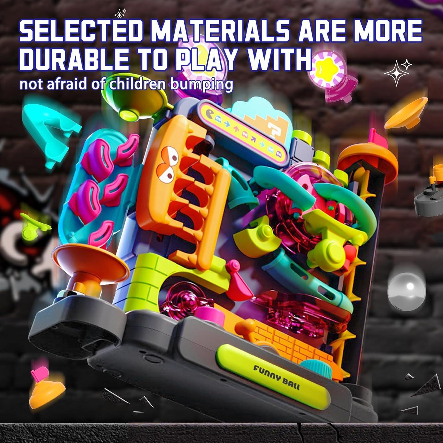 Juego de Mesa Carrera de Canicas Couomoxa - Laberinto Vertical 3+