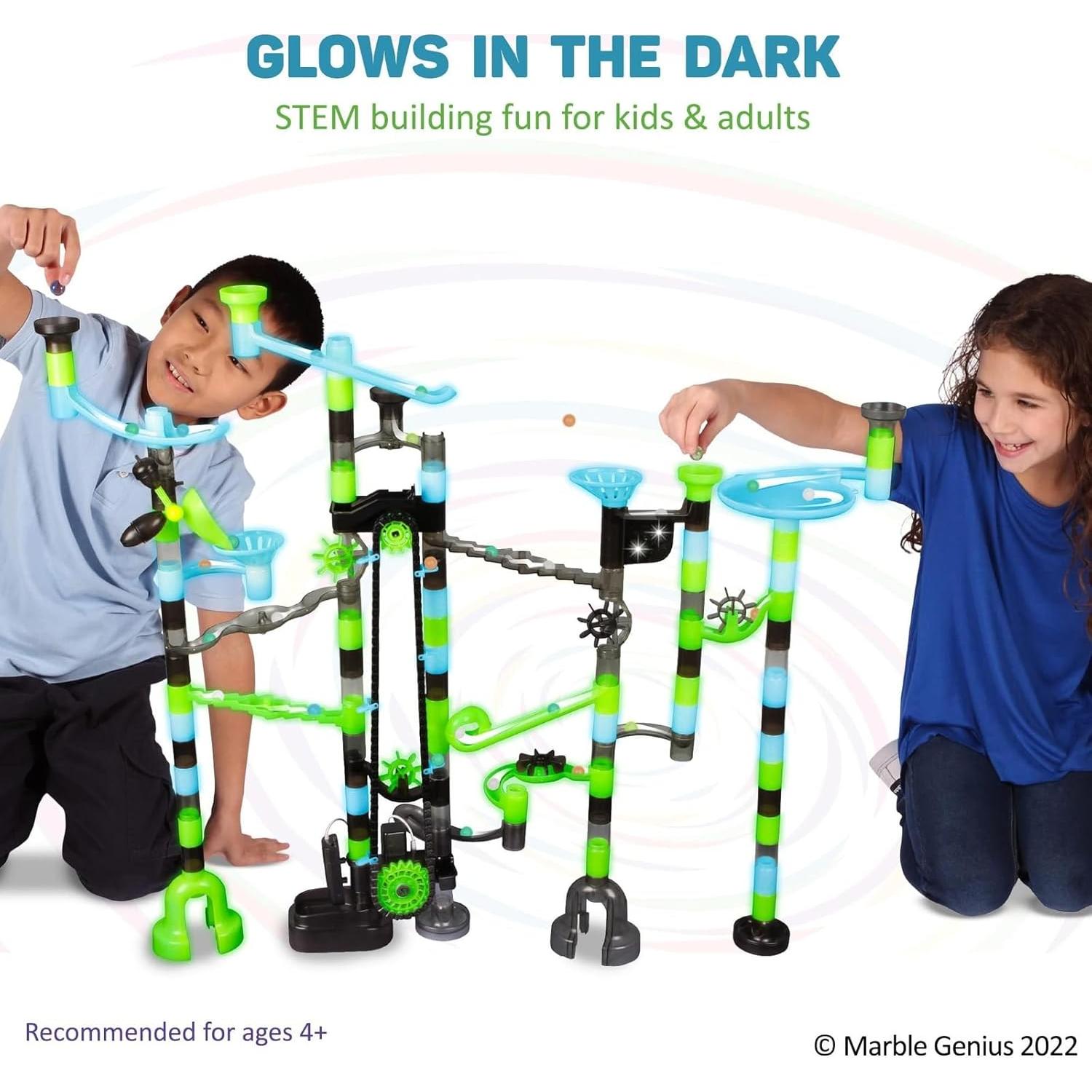 Conjunto Elevador Espacial Marble Genius - 150 Piezas - Pista Brillante