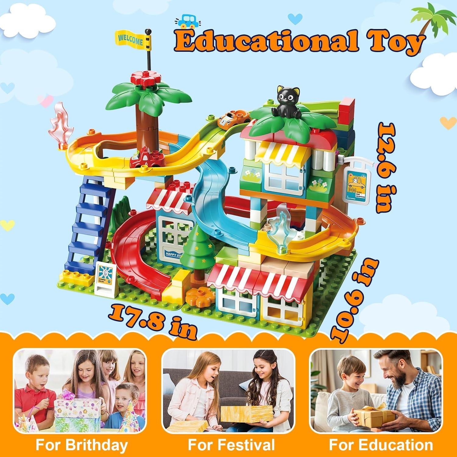 Bloques de Construcción Carrera de Canicas XYNGU 112 Piezas