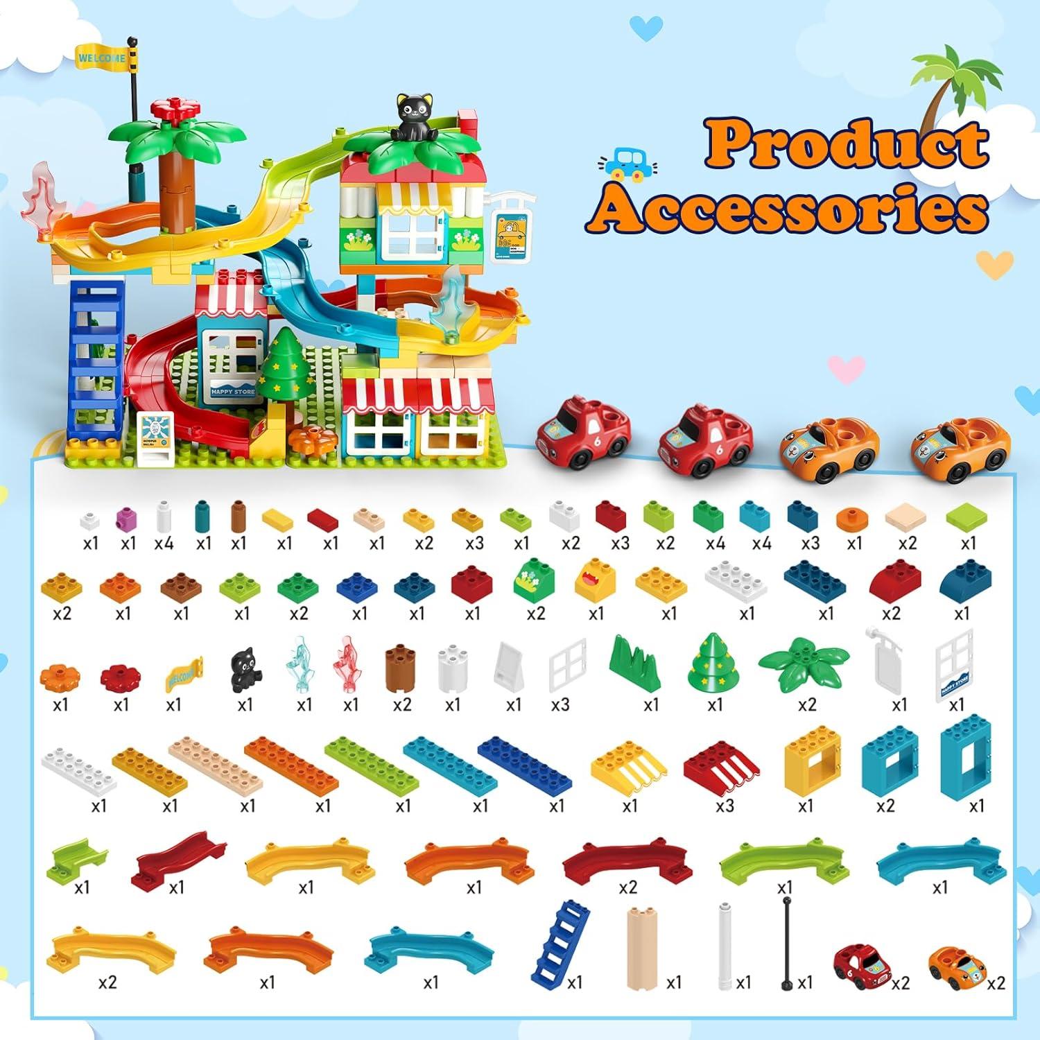 Bloques de Construcción Carrera de Canicas XYNGU 112 Piezas