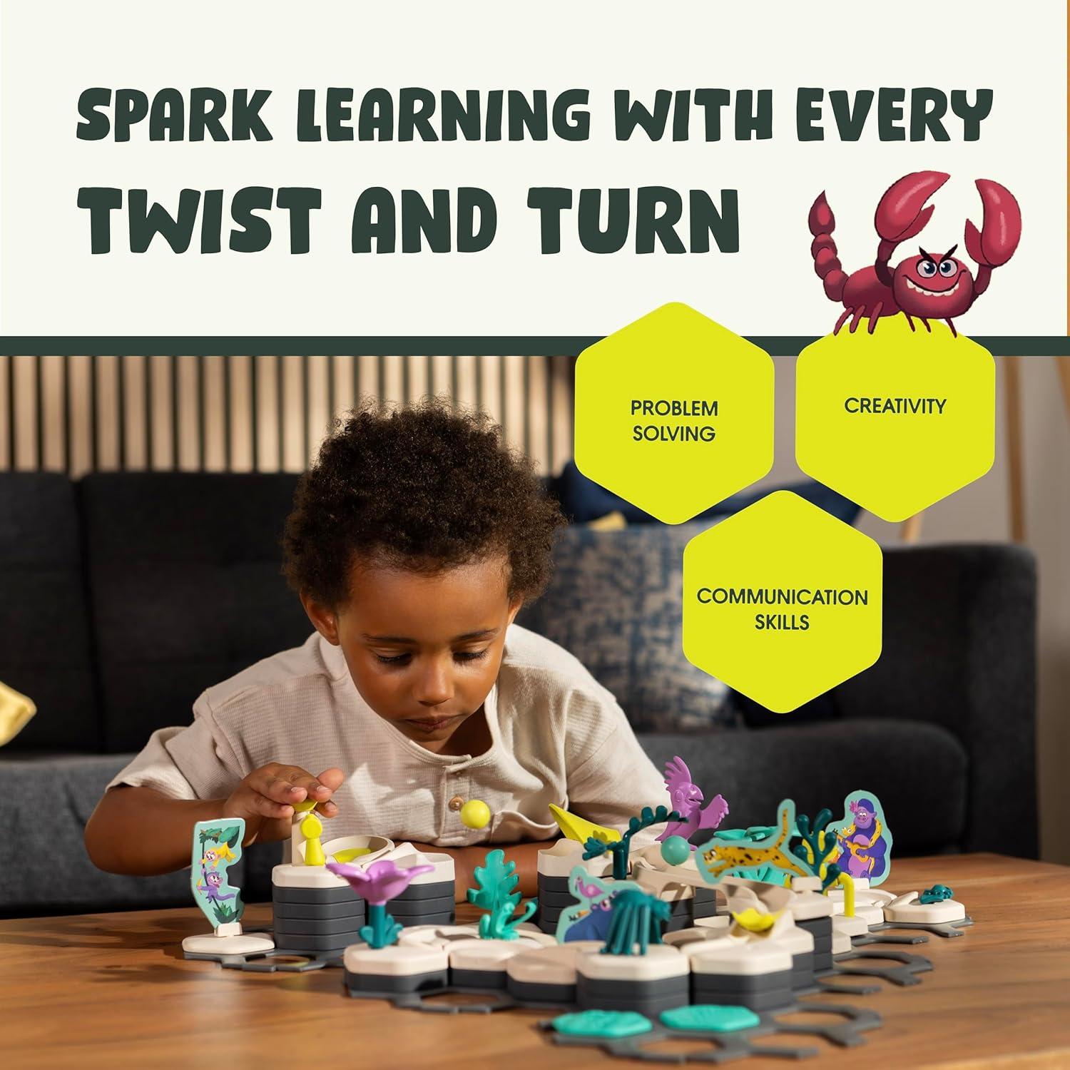 Set de Construcción GraviTrax Junior XXL Ravensburger - Mi Planeta - 100 Piezas