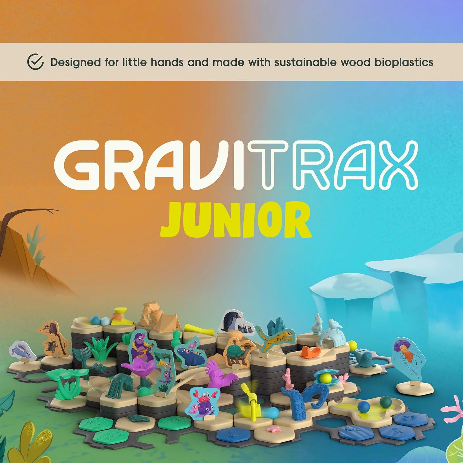 Set de Construcción GraviTrax Junior XXL Ravensburger - Mi Planeta - 100 Piezas