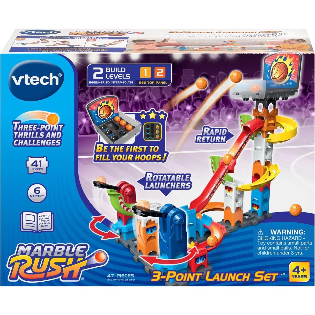 Set de Lanzamiento VTech Marble Rush 47 Piezas Baloncesto