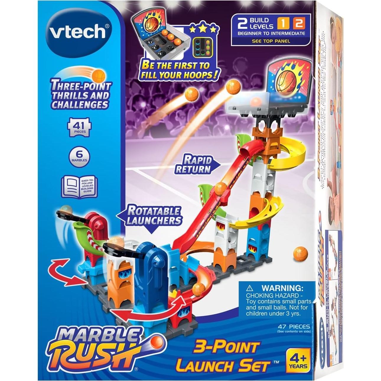 Set de Lanzamiento VTech Marble Rush 47 Piezas Baloncesto