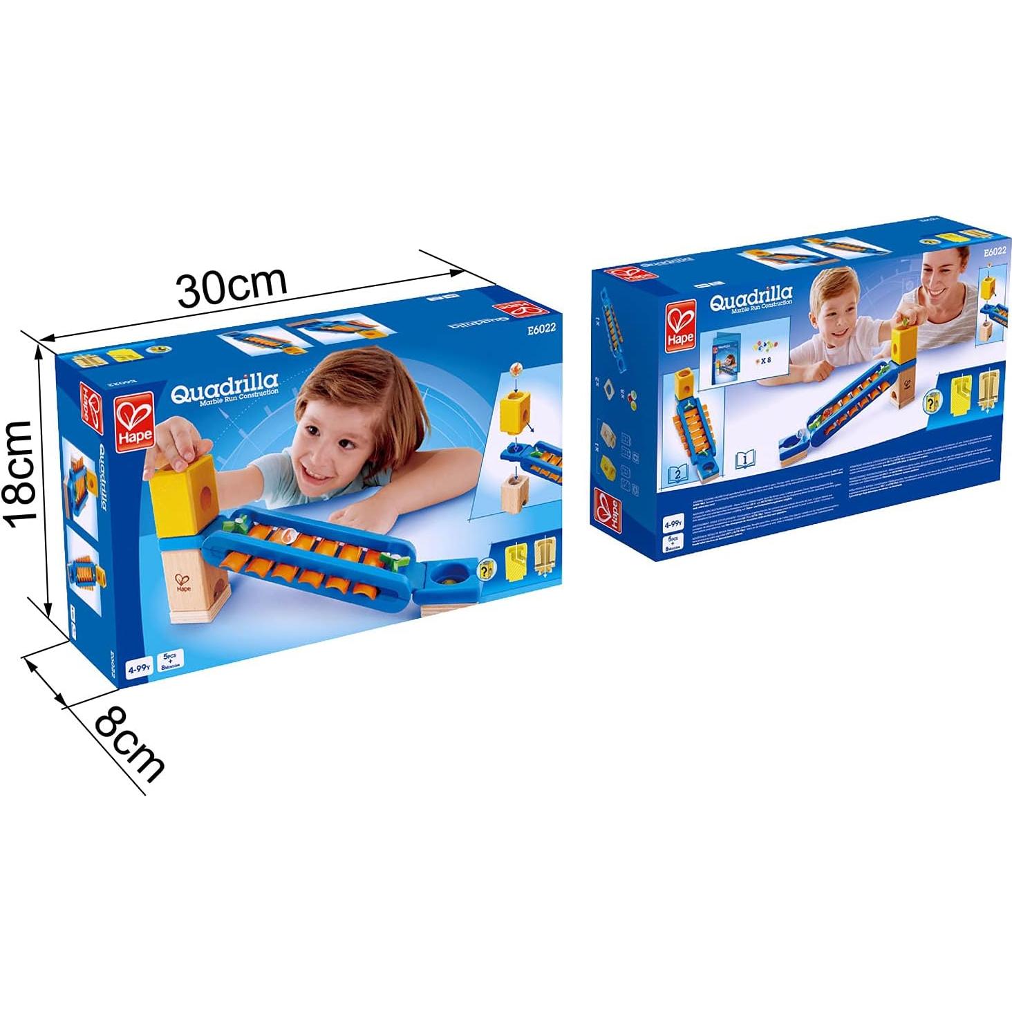 Hape Quadrilla Sonic Playground - Set 13 Piezas para Canicas