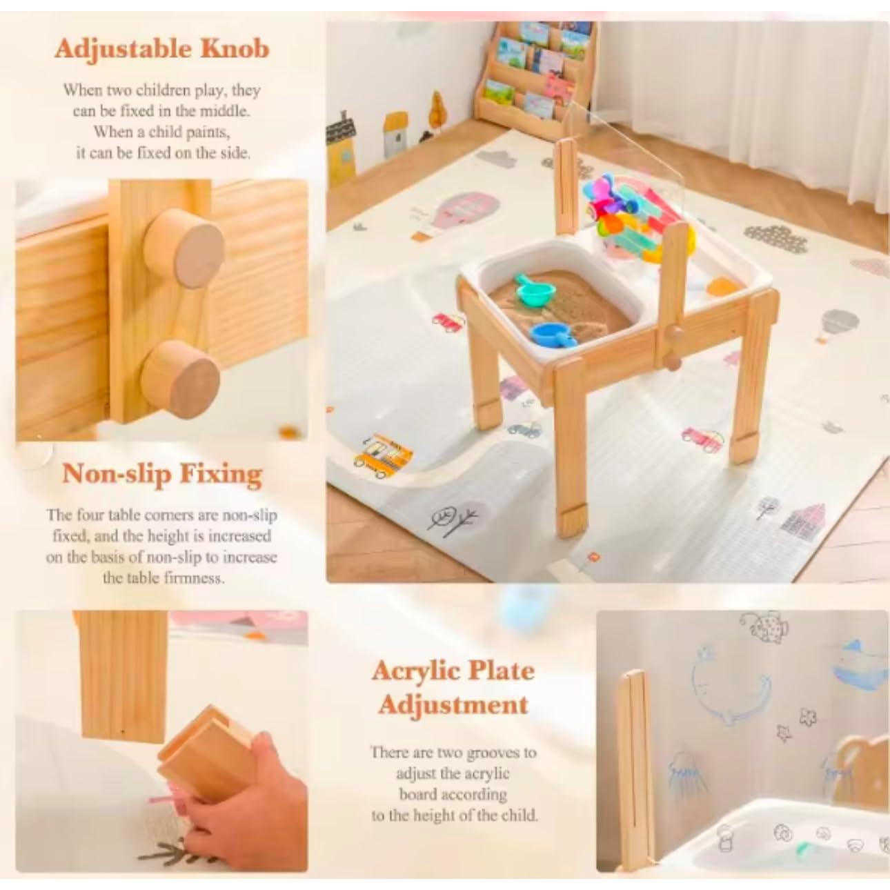 Mesa de Agua y Arena Montessori Yiwu 25.4cm para Niños