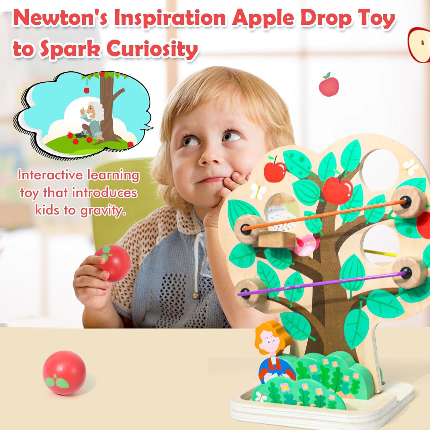 Juguete de Caída de Bolas Montessori LZDMY para Niños 1-3 Años