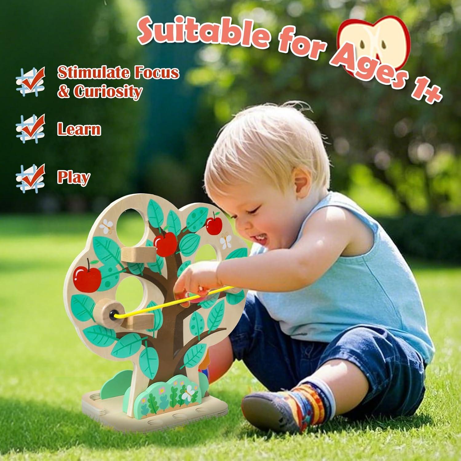 Juguete de Caída de Bolas Montessori LZDMY para Niños 1-3 Años