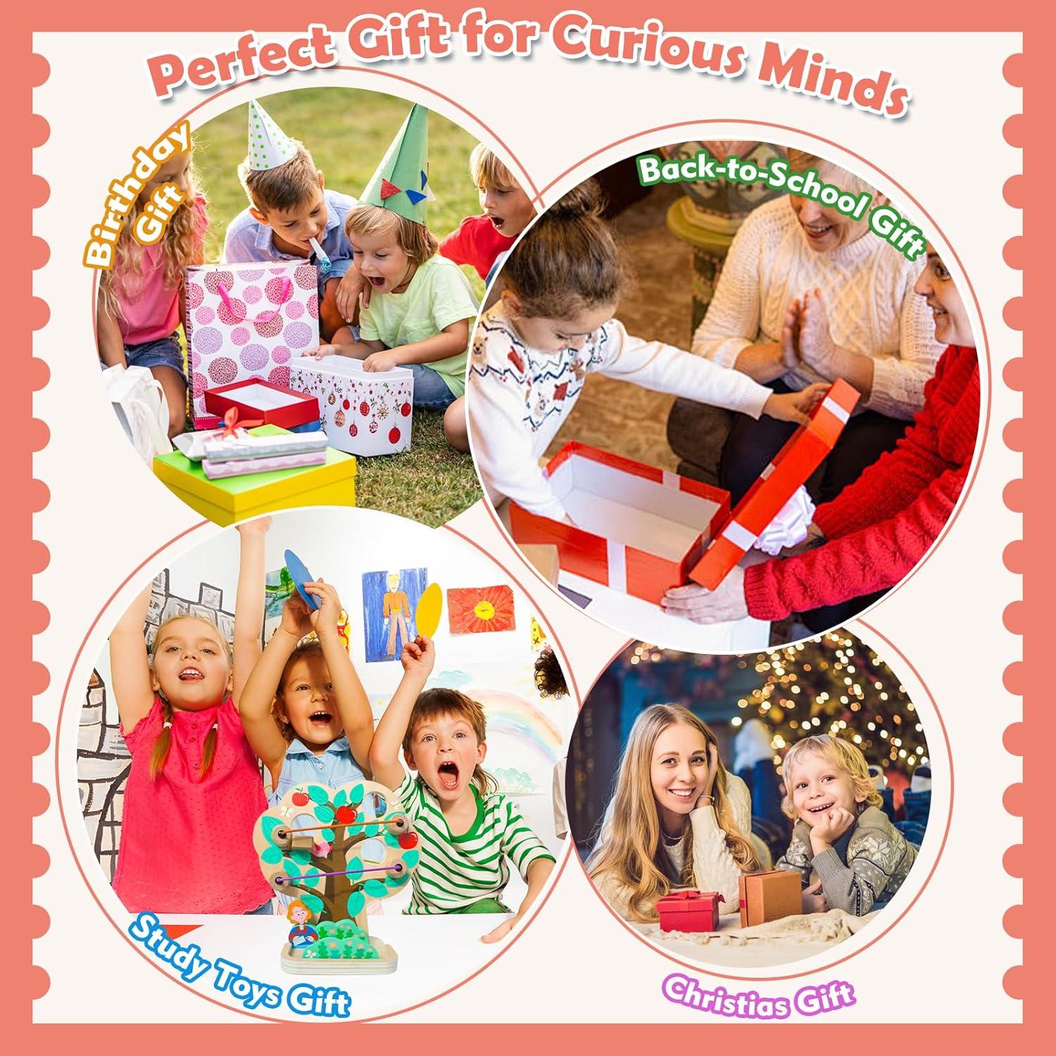 Juguete de Caída de Bolas Montessori LZDMY para Niños 1-3 Años