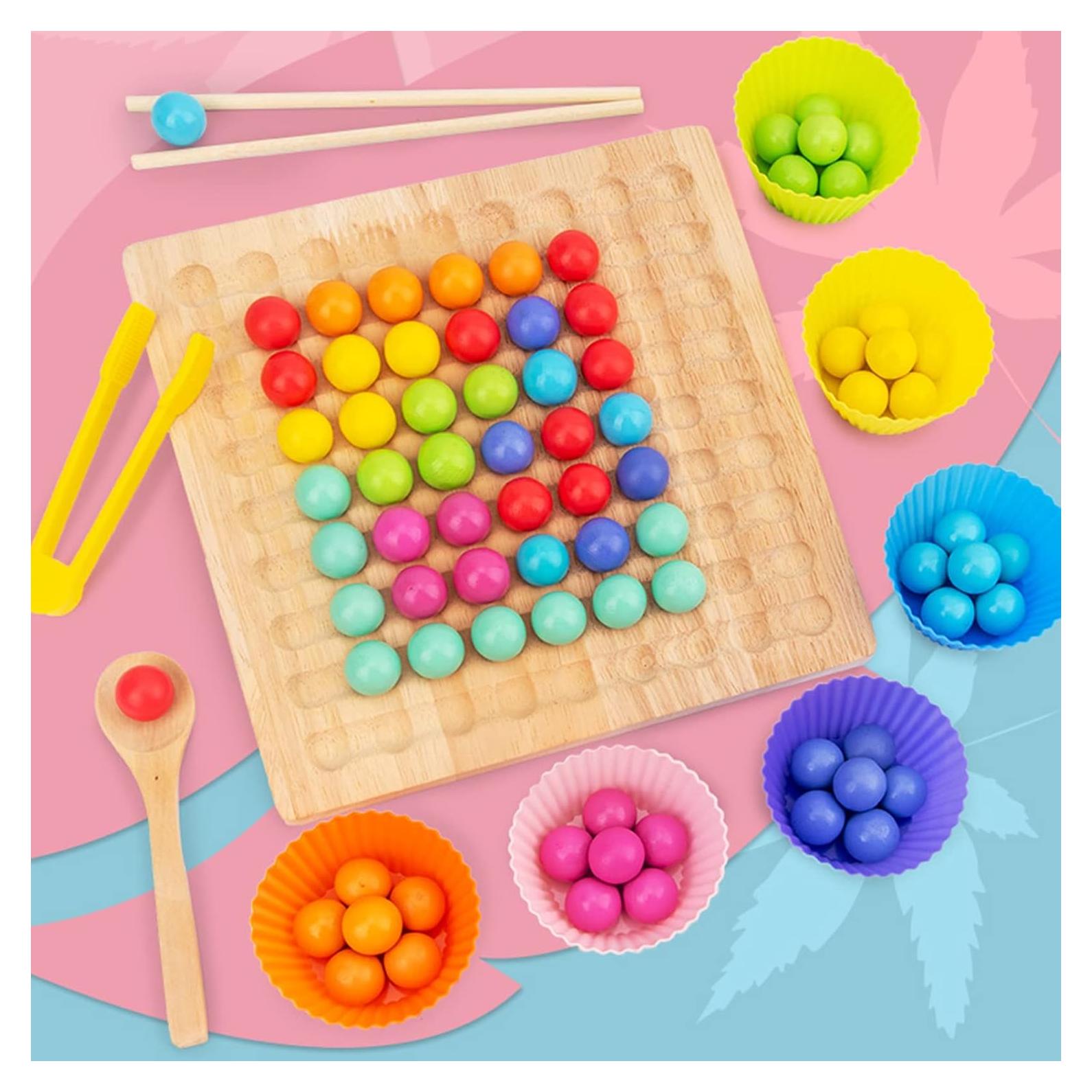Juego de Bebidas Montessori Lovealotter - Juguete Educativo de Madera