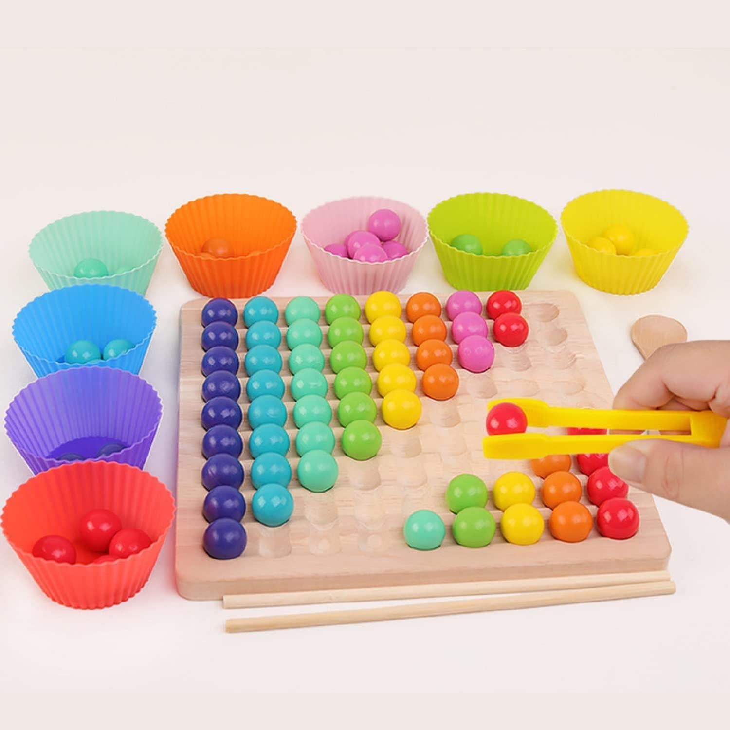 Juego de Bebidas Montessori Lovealotter - Juguete Educativo de Madera