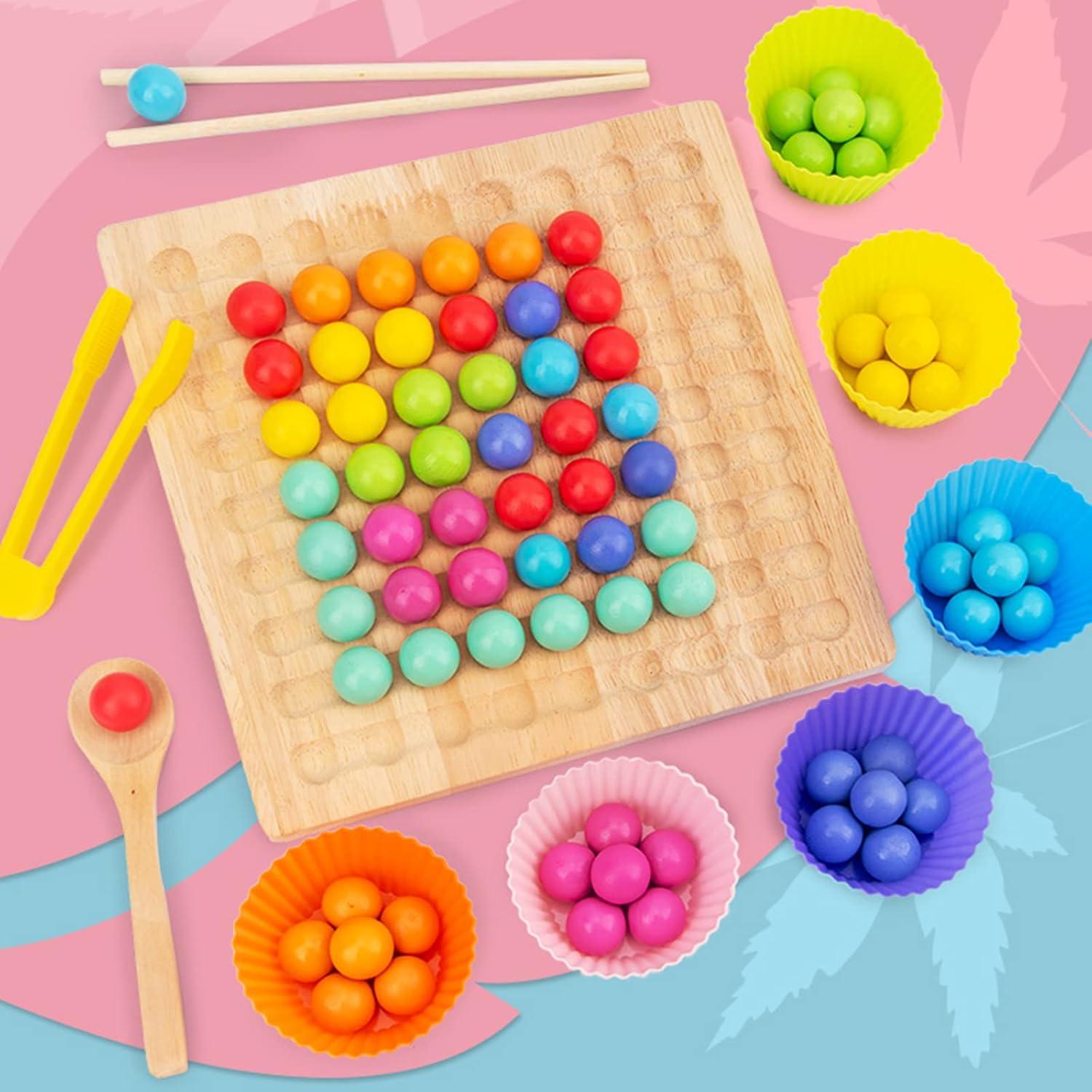 Juego de Bebidas Montessori Lovealotter - Juguete Educativo de Madera
