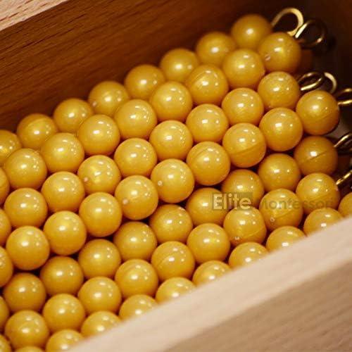 Barras de Cuentas Doradas de 10 Elite Montessori 45