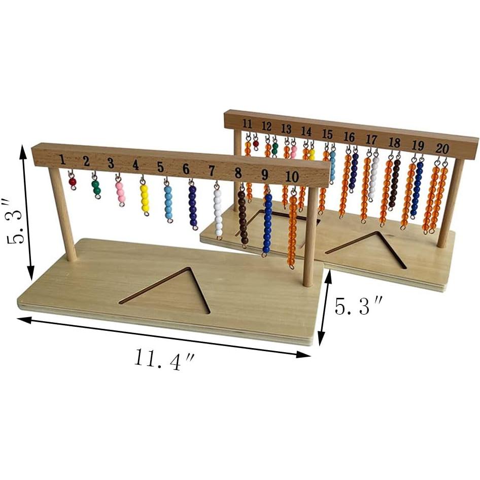 Juguetes Matemáticos Montessori Kghios para Niños 1-20