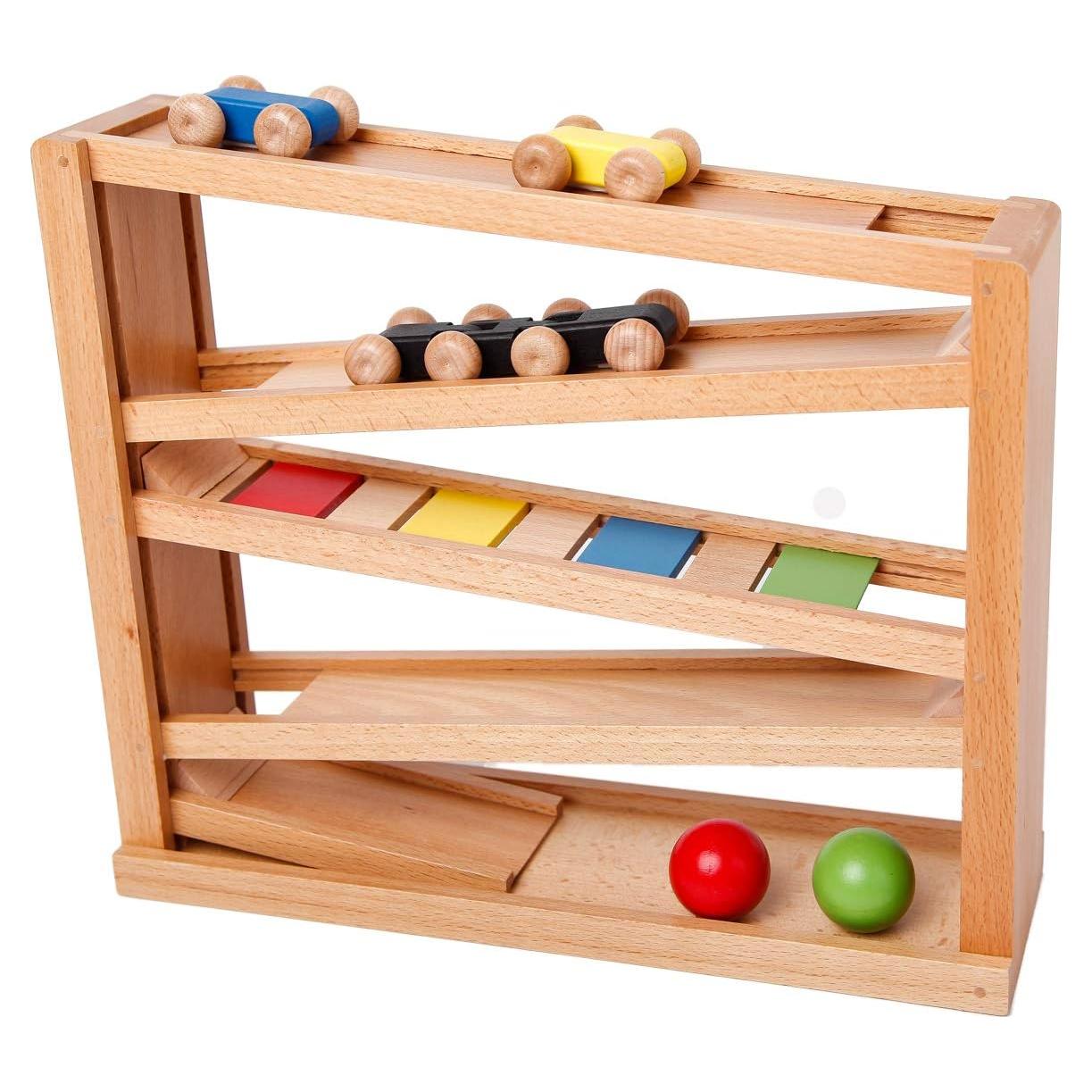 Pista de Carreras de Madera Migargle 35.8x9.9 cm para Niños