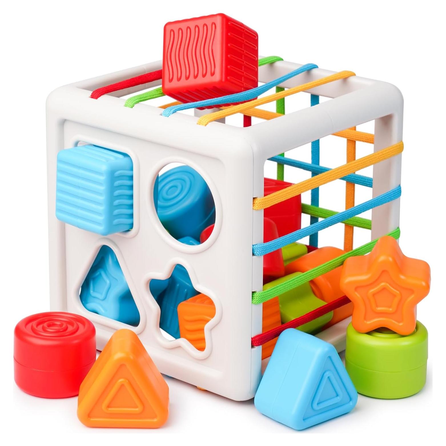 Juguete Clasificador de Formas LiKee 8 Piezas 18+ Meses