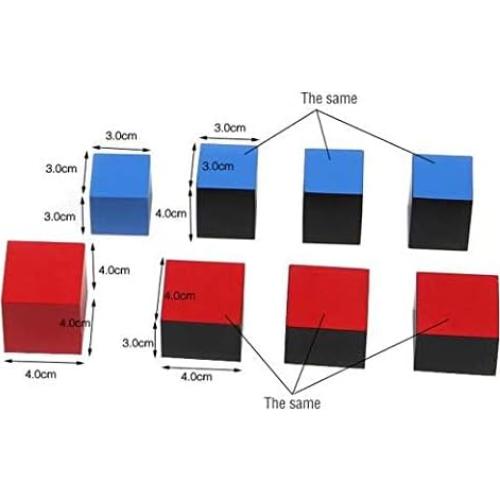 Cubo Binomial Montessori Adena - Juguete Educativo 0.57 kg