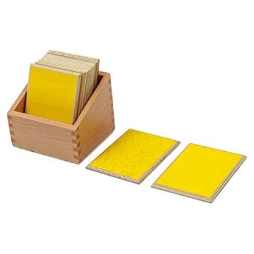 Tabletas Táctiles Montessori Adena - Desarrollo Sensorial 5 Pairs