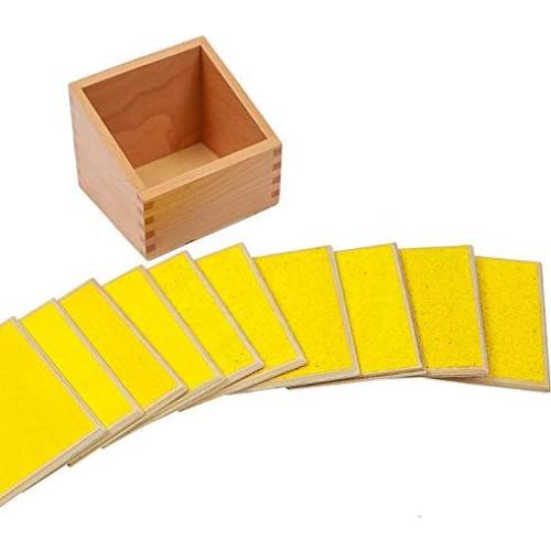 Tabletas Táctiles Montessori Adena - Desarrollo Sensorial 5 Pairs