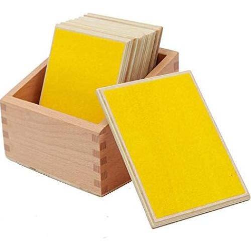 Tabletas Táctiles Montessori Adena - Desarrollo Sensorial 5 Pairs