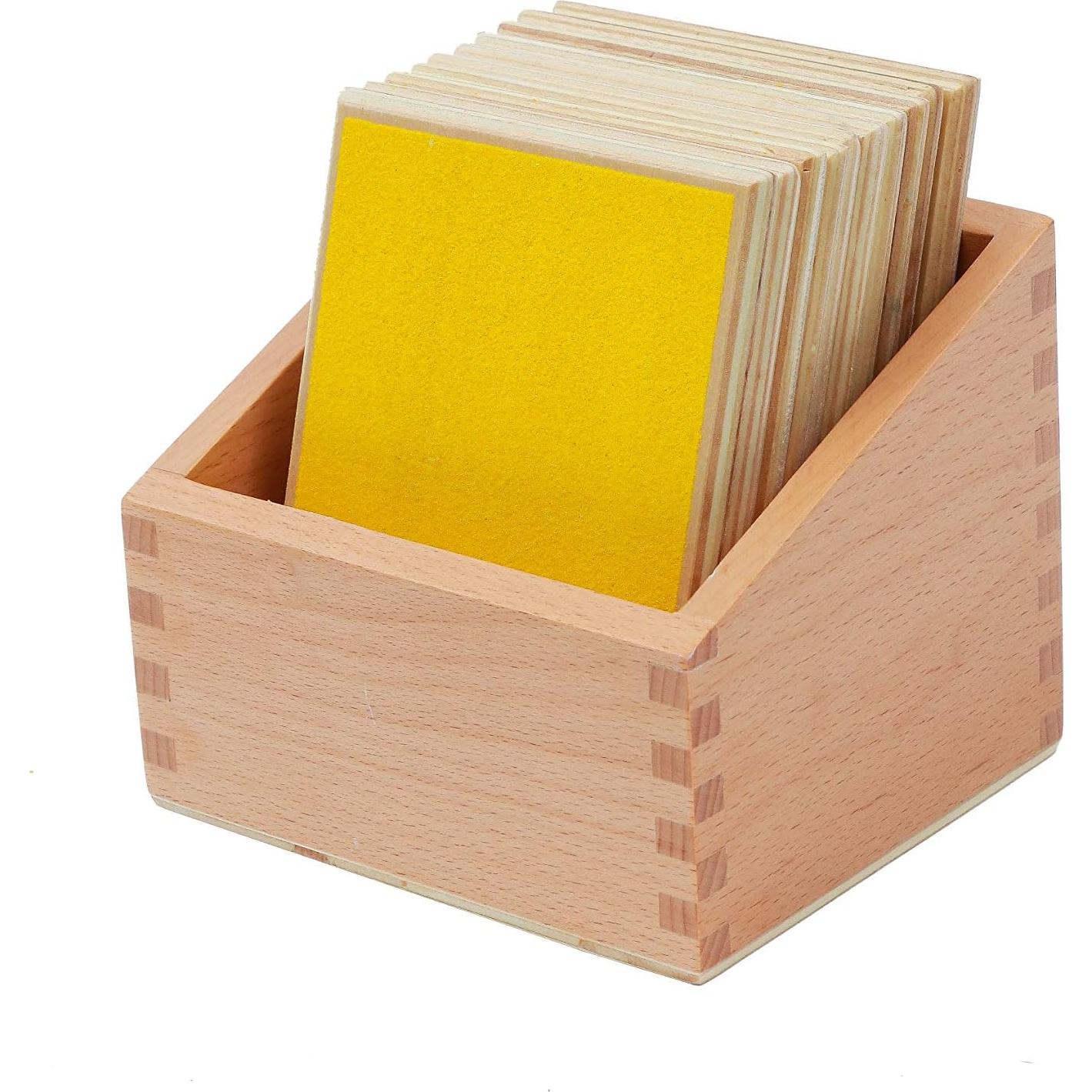 Tabletas Táctiles Montessori Adena - Desarrollo Sensorial 5 Pairs