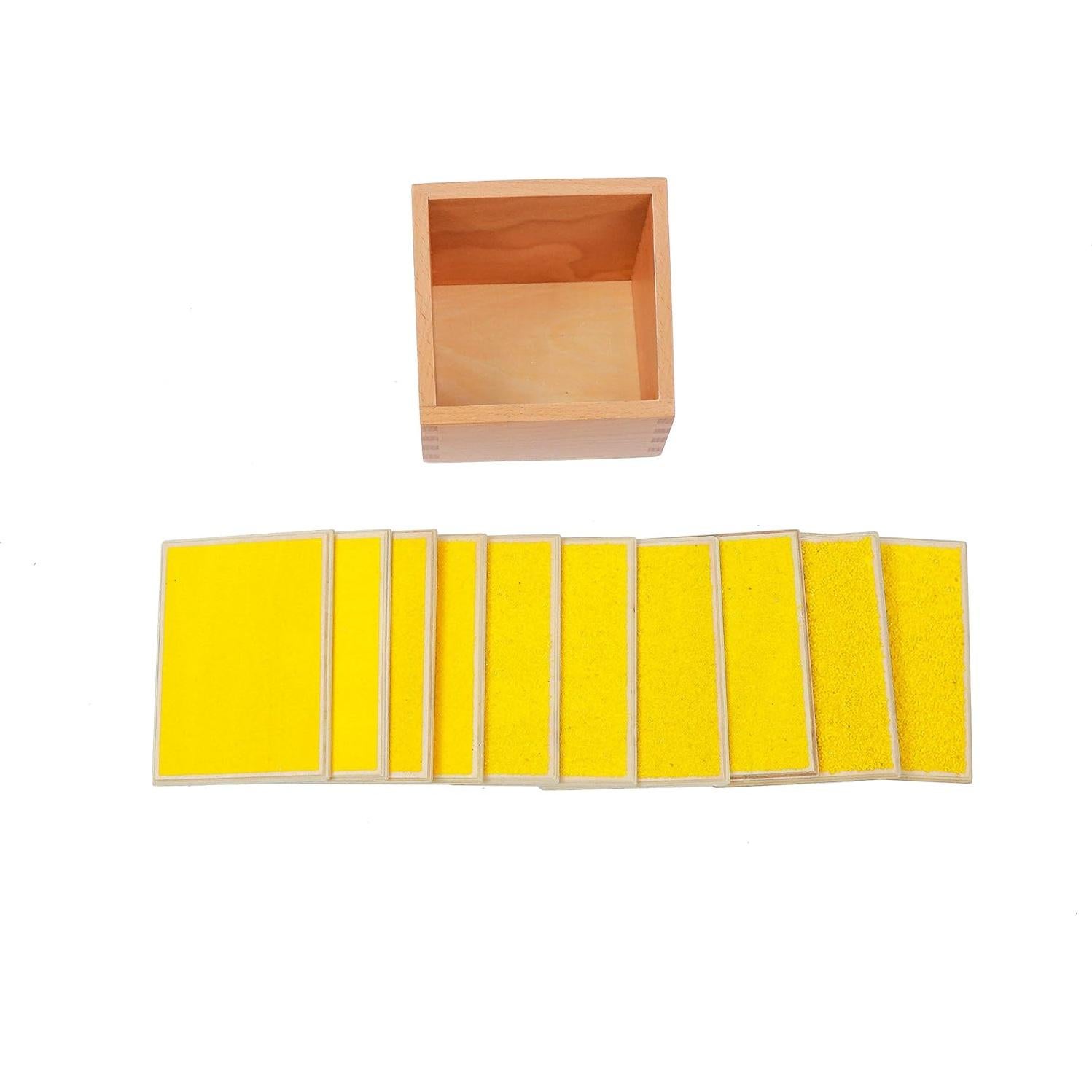 Tabletas Táctiles Montessori Adena - Desarrollo Sensorial 5 Pairs