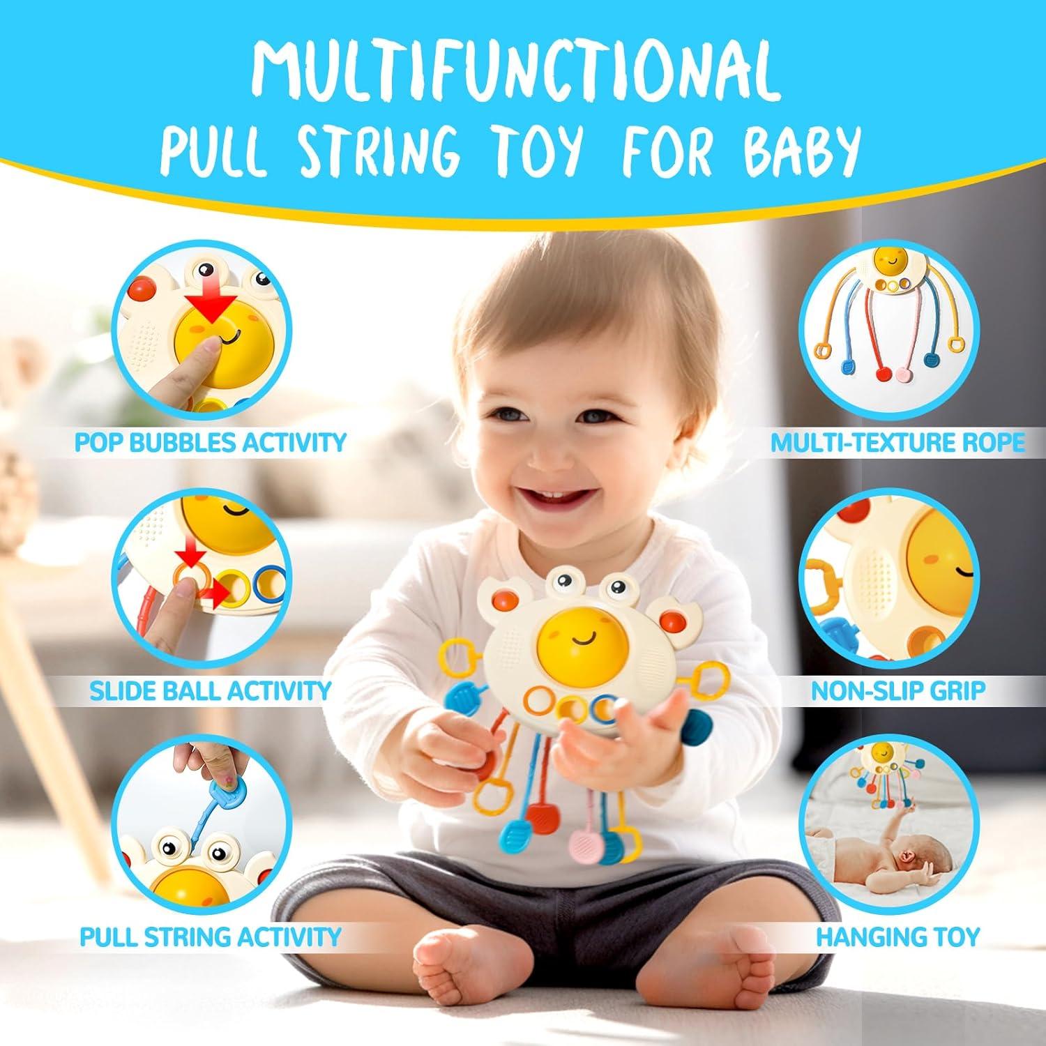 Juguetes Montessori para Bebés Smallzi 6 en 1 - Aprendizaje 0-4 Años