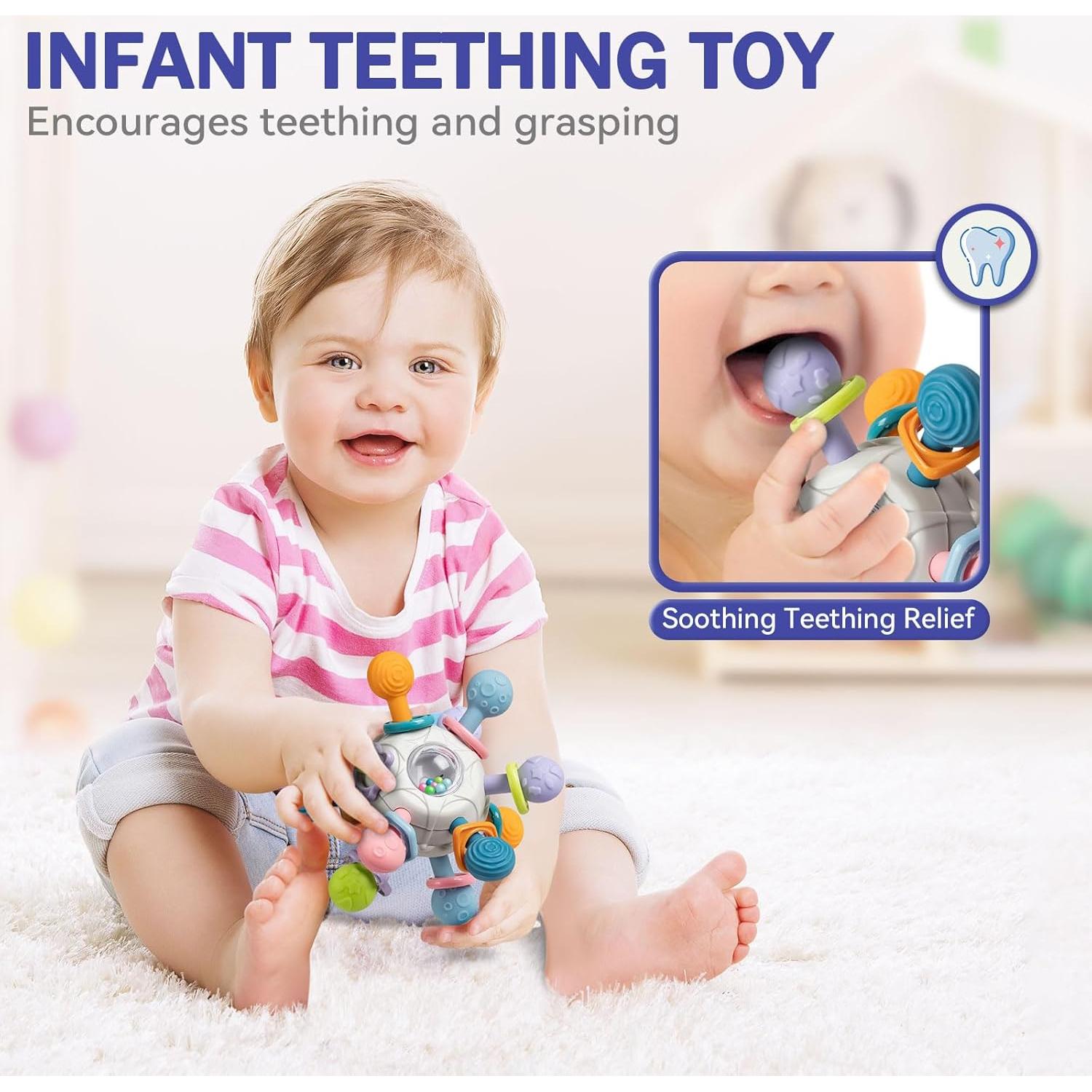 Juguetes Montessori 5 en 1 Jyusmile para Bebés 0-12 Meses